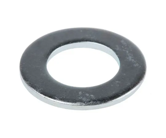 63-6833-34　Bright Zinc Plated Steel Plain Washer, 2.2mm Thickness, M16 (Form B)　122-4391