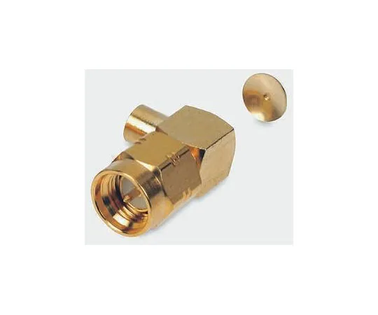63-7325-38　Radiall Right Angle 50Ω Cable Mount SMA Connector, Solder Termination RG402　R124154003W