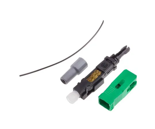 63-6790-78　RS PRO, SC, APC Single Mode Simplex Fibre Optic Connector 9/125μm Fibre Size, 0.5dB Insertion Loss　121-4202