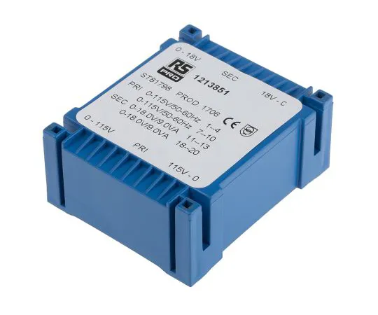 63-6789-62　2 x 18V ac 2 Output PCB Mount PCB Transformer, 18VA　121-3851