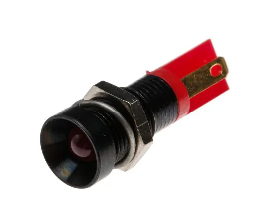 63-6583-03　RS PRO Red Indicator, 2 V dc, 8mm Mounting Hole Size, Solder Tab Termination　206-126