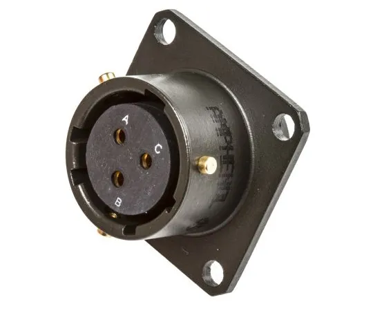 63-6650-91　MIL Standard Round Connector 62 GB Series Female 3 Pole　62GB-12E12-03SN