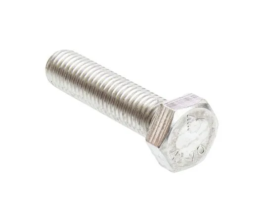 63-6692-98　Plain Stainless Steel Hex M12 x 50mm Set Screw　520-352