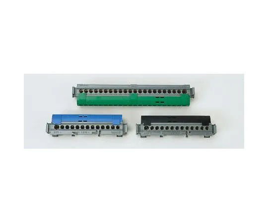 63-7332-66　Legrand Distribution Block, 1.5 → 16 mm², 6 → 25 mm², 22 Way, 100A, 400 V ac, Green　0 048 36