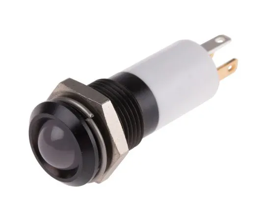 63-6581-29　RS PRO Green, Red, Yellow Indicator, 12 V dc, 14mm Mounting Hole Size, Solder Tab Termination　203-644