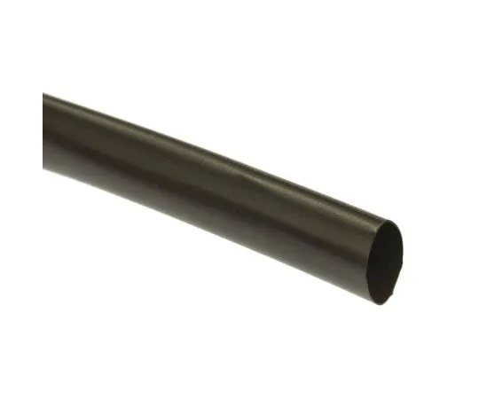 63-6635-11　Heat Shrink Tube Polyolefin Shrink Before 9 mm Shrink After 3 mm Sleeve Length 7 m Black　TE100042064