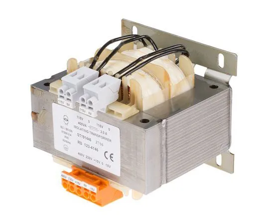 63-6890-90　RS PRO 400VA Isolation Transformer, 15 → 400V ac Primary, 115V ac Secondary　123-4146