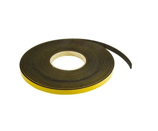 63-6707-76　RS PRO Black Foam Tape, 12mm x 10m, 3mm Thick　567-963