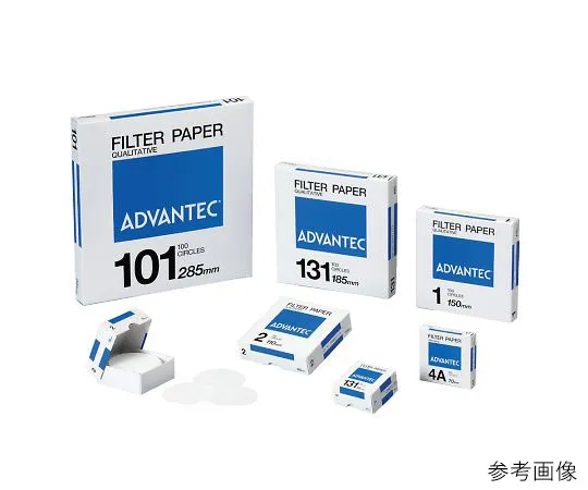64-1174-66　Qualitative Filter Paper No. 101 300mm C-34, 100 pcs/pack, Center Hole, Vacant Type　102300