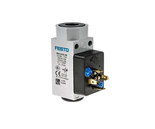 63-6997-87　Festo Pressure Switch, G 1/4 1bar to 12 bar　PEV-1/4-SC-OD