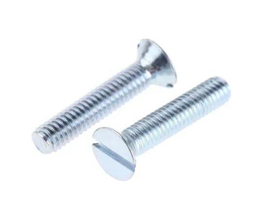63-6702-03　RS PRO, M4 Countersunk Head, 20mm Steel Slot Bright Zinc Plated　553-891
