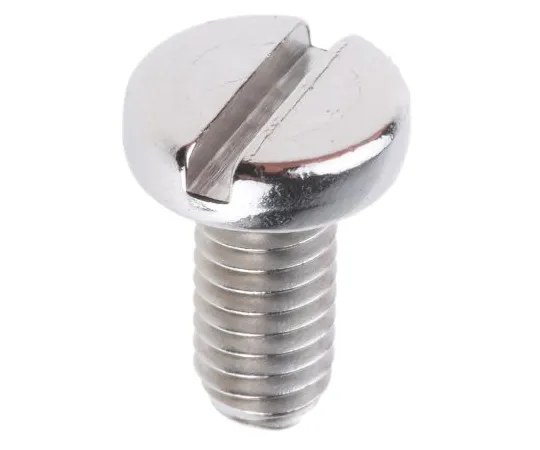 63-6575-93　RS PRO, M4 Pan Head, 8mm Stainless Steel Slot A4 316 Plain　189-361