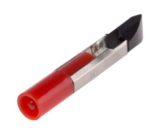 63-6581-38　LED Reflector Bulb, Telephone Slide, Red, Single Chip, 6.8mm dia., 24V ac/dc　203-745