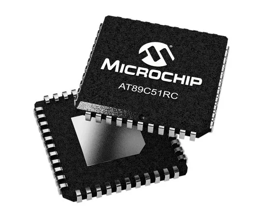 63-7014-04　Microchip Technology AT89C51RC-24JU, 8bit 80C51 Microcontroller, 24MHz, 32 kB Flash, 44-Pin PLCC　AT89C51RC-24JU