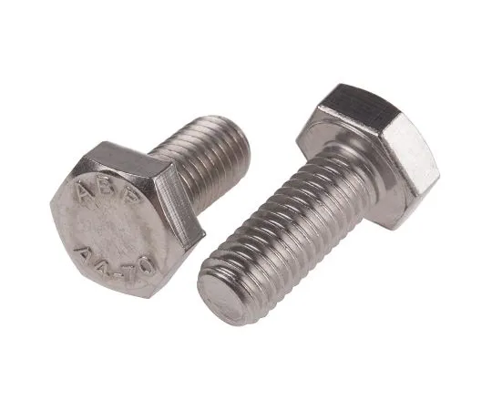 63-6576-54　Plain Stainless Steel Hex, Hex Bolt, M10 x 20mm　190-349