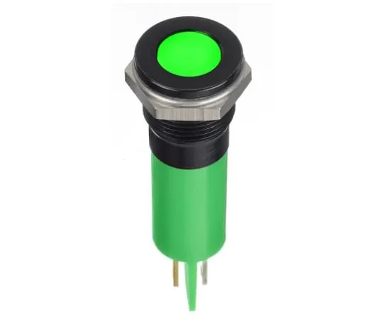 63-6950-46　RS PRO Green Indicator, 24 V dc, 12mm Mounting Hole Size, Faston, Solder Lug Termination, IP67　124-6405