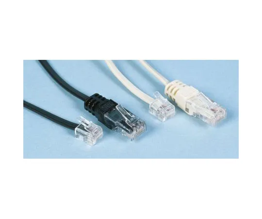 63-7334-55　Decelect Forgos White Cat5 Cable, 3m Male RJ45/Male RJ12　SPE190685