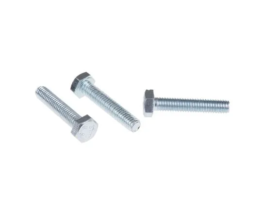 63-6695-61　RS PRO M6 x 30mm Hex Screw Zinc plated & clear Passivated Steel　527-454