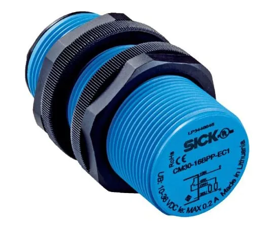 63-7014-16　Sick Capacitive sensor 16 mm length 74mm PNP-NO/NC supply voltage 10 → 36 V dc IP68, IP69K　CM30-16BPP-EC1