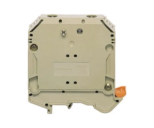 63-6678-82　RS PRO Brown Standard Din Rail Terminal, 6 → 0 AWG, 16 → 50mm², 1 kV　501-714