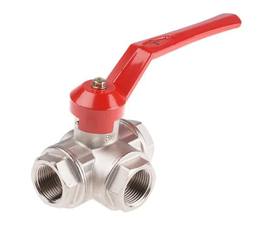 63-6671-28　RS PRO Brass Reduced Bore Ball Valve 1 in BSPP 3 Way　486-265