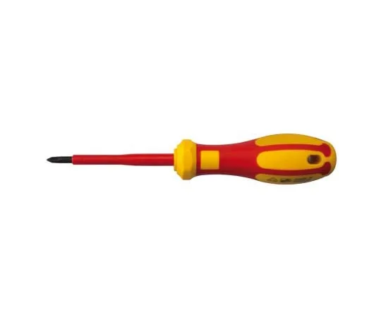 63-6979-07　RS Pro, VDE 1000V Approved Phillips Insulated Screwdriver PH1 Tip 80 mm Chrome Vanadium Molybdenum Steel　125-3084