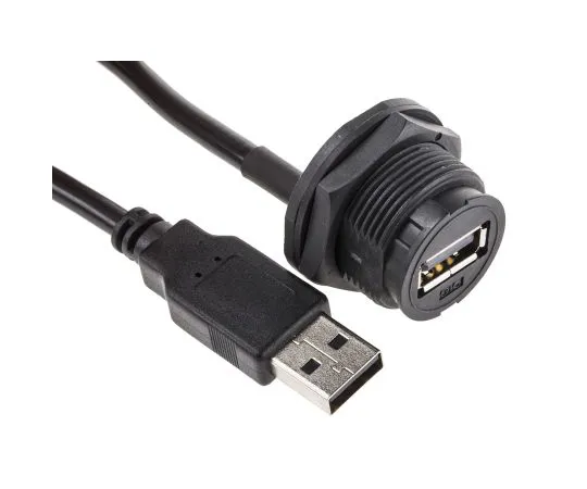 63-6780-77　RS PRO Female USB A to Male USB A USB Extension Cable USB 2.0, 200mm　111-6748