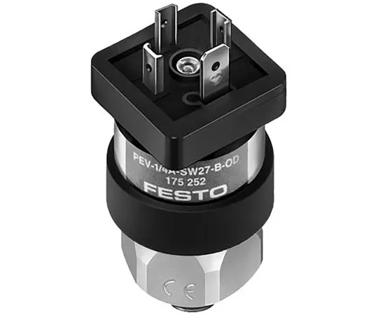 63-6997-94　Festo Pressure Switch, G 1/4 1bar to 10 bar　PEV-1/4-A-SW27-B-OD
