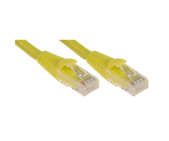 63-6703-32　RS PRO Yellow Cat6 Cable, U/UTP, Male RJ45/Male RJ45, Terminated, 3m　556-764