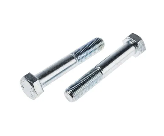 63-6611-09　Clear Passivated, Zinc Steel Hex Bolt, M20 x 120mm　277-575