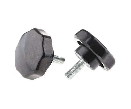 63-6717-15　RS PRO Black Multiple Lobes Clamping Knob, M8　686-115