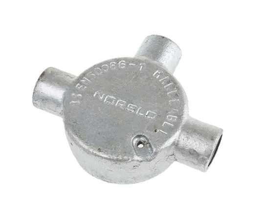 63-6598-50　RS PRO T Piece Cable Conduit Fitting, 20mm nominal size　228-873