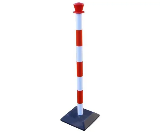 63-6679-63　RS PRO Red & White Retractable Bollard, Post　503-742