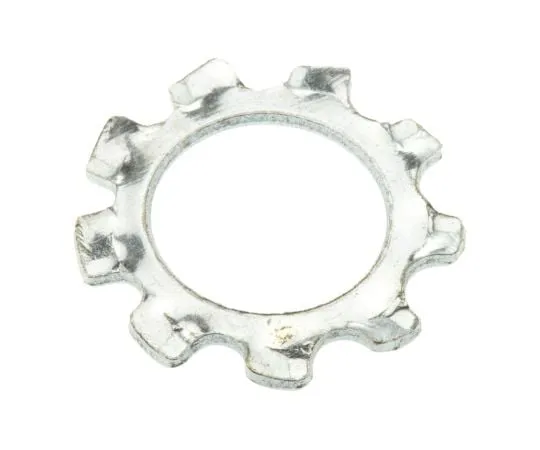 63-6610-43　Bright Zinc Plated Steel External Tooth Lock Washer, M10　276-904