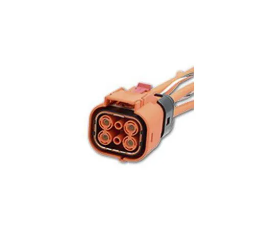 63-6943-02　Connector for Electric Vehicles 2 columns 4 poles 13 to 70 A 800 V ac Female Orange　ELP4Z02C10-737488-4ZS2