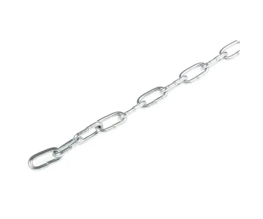 63-6724-94　RS PRO Zinc Plated Steel Chain, 10m Length, 56 kg Lifting Load　752-420