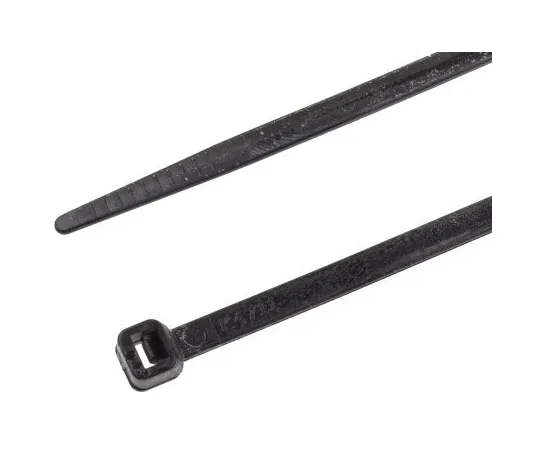 63-6599-63　RS PRO Black Cable Tie Nylon, 368mm x 4.8 mm　233-483