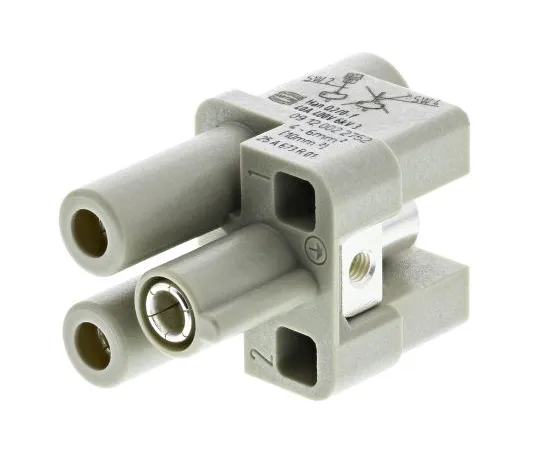 63-6707-74　Connector Housing Han Q Series Female 3 Pole  40 A 830 V　09120022752