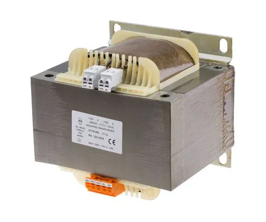 63-6891-55　RS PRO 2500VA Isolation Transformer, 15 → 400V ac Primary, 115V ac Secondary　123-4243