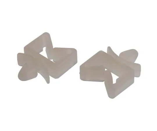63-6668-02　RS PRO Cable Clamp White Nylon Saddle Clip, 10.2mm Max. Bundle　479-582