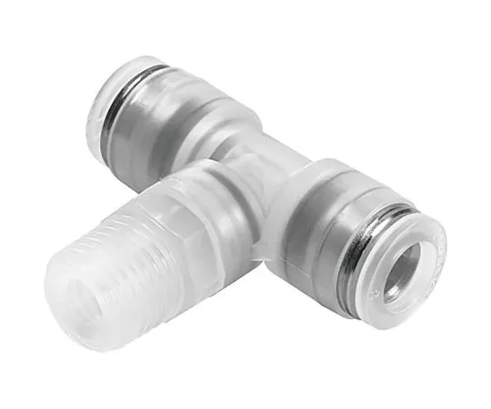 63-6996-40　Festo Pneumatic Tee Threaded-to-Tube Adapter, 10mm x 10mm, 10 bar　NPQP-T-R38-Q10-FD-P10