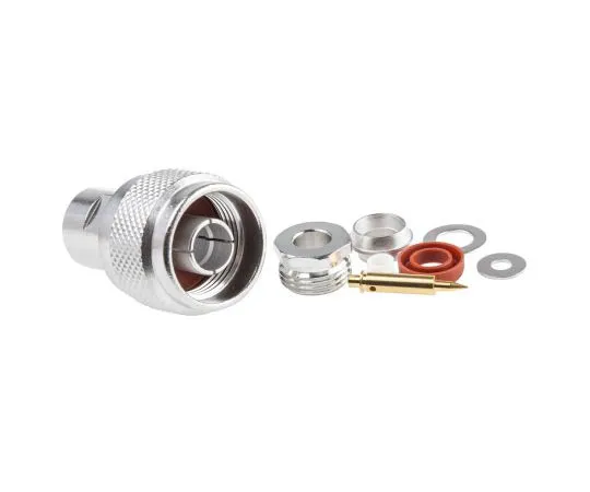 63-7353-48　Radiall 50Ω Straight Cable Mount N Type Connector, Plug, Clamp Termination, 0 → 11GHz, RG141, RG142, RG223,　R161010000