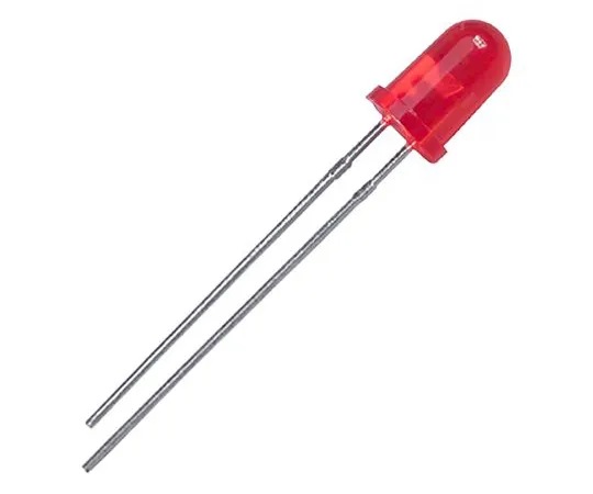 63-7016-44　2.6 V Red LED 5mm Through Hole, Lite-On LTL-307E　LTL-307E