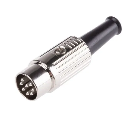 63-6674-44　RS PRO 8 Pole Din Plug, 1A, 100 V ac　491-061