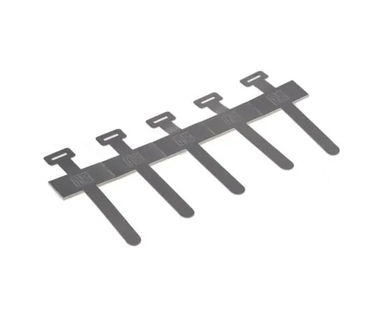 63-6664-75　RS PRO Cable Clip Natural Self Adhesive Aluminium Buckle Clip, 13mm Max. Bundle　475-148