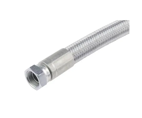 63-6763-40　500mm Galvanized Steel Wire Hydraulic Hose Assembly, 85bar Max Pressure　110-3281