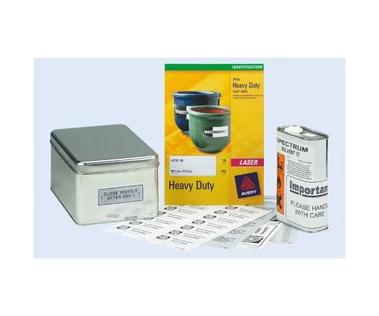 63-7326-11　Avery Silver Address Label, 45.7 x 21.2mm, Pack of 20　L6009-20