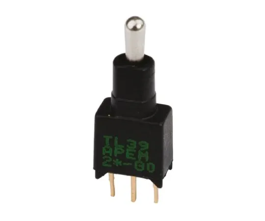 63-7026-55　APEM Single Pole Single Throw (SPST) Toggle Switch, (On)-On, PCB　TL32P0050