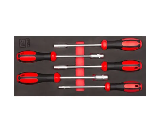63-6978-86　RS Pro Standard Hexagon Nut Driver Set 5 Piece　125-3062