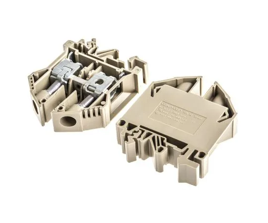 63-6678-85　RS PRO Brown Standard Din Rail Terminal, 12 → 2 AWG, 2.5 → 35mm², 800 V　501-724
